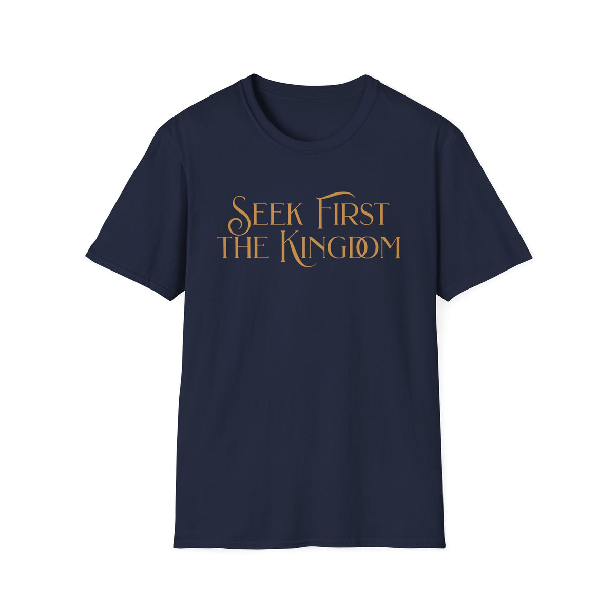 Seek First The Kingdome T-shirt - gold