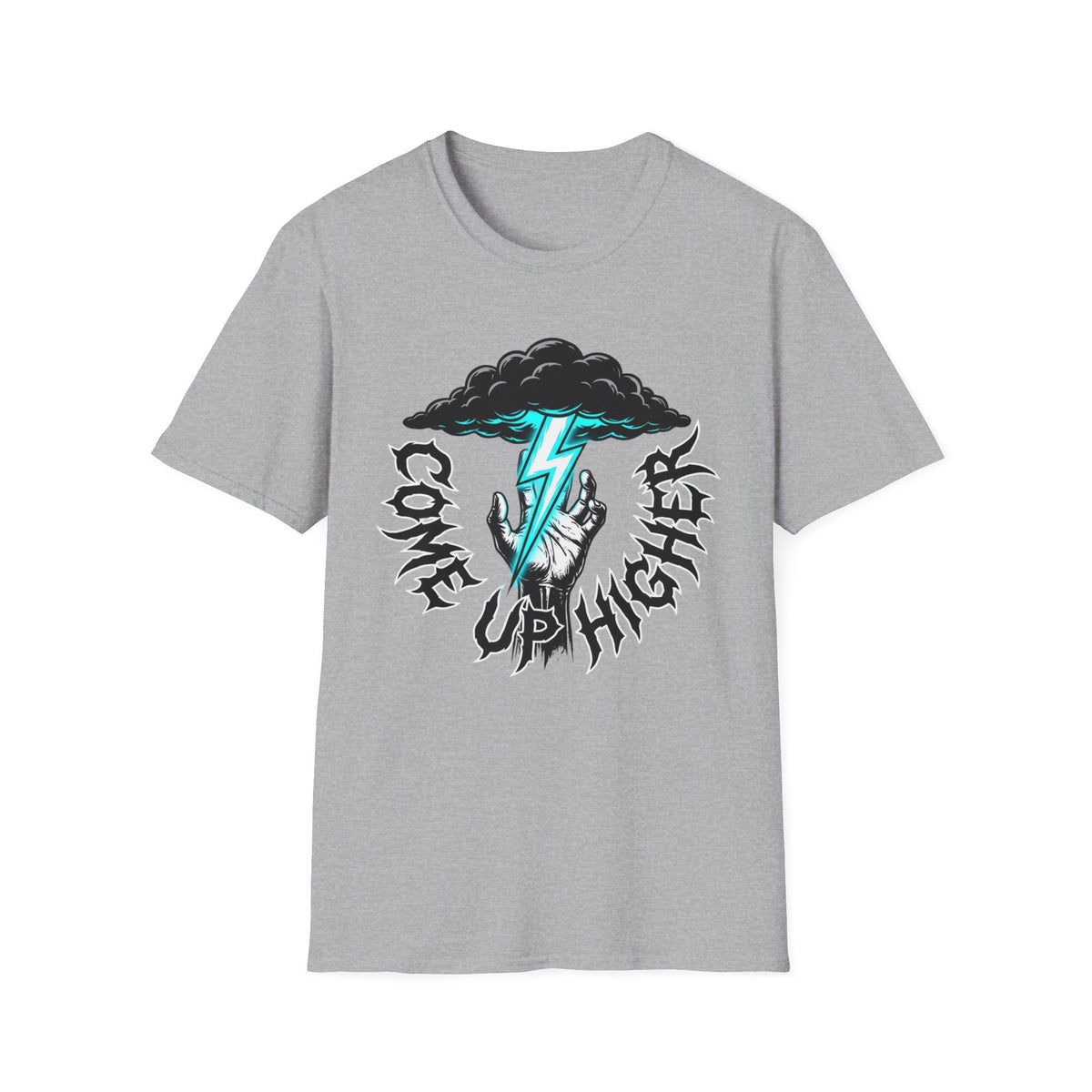 Come Up Higher T-shirt - Lightning Cloud