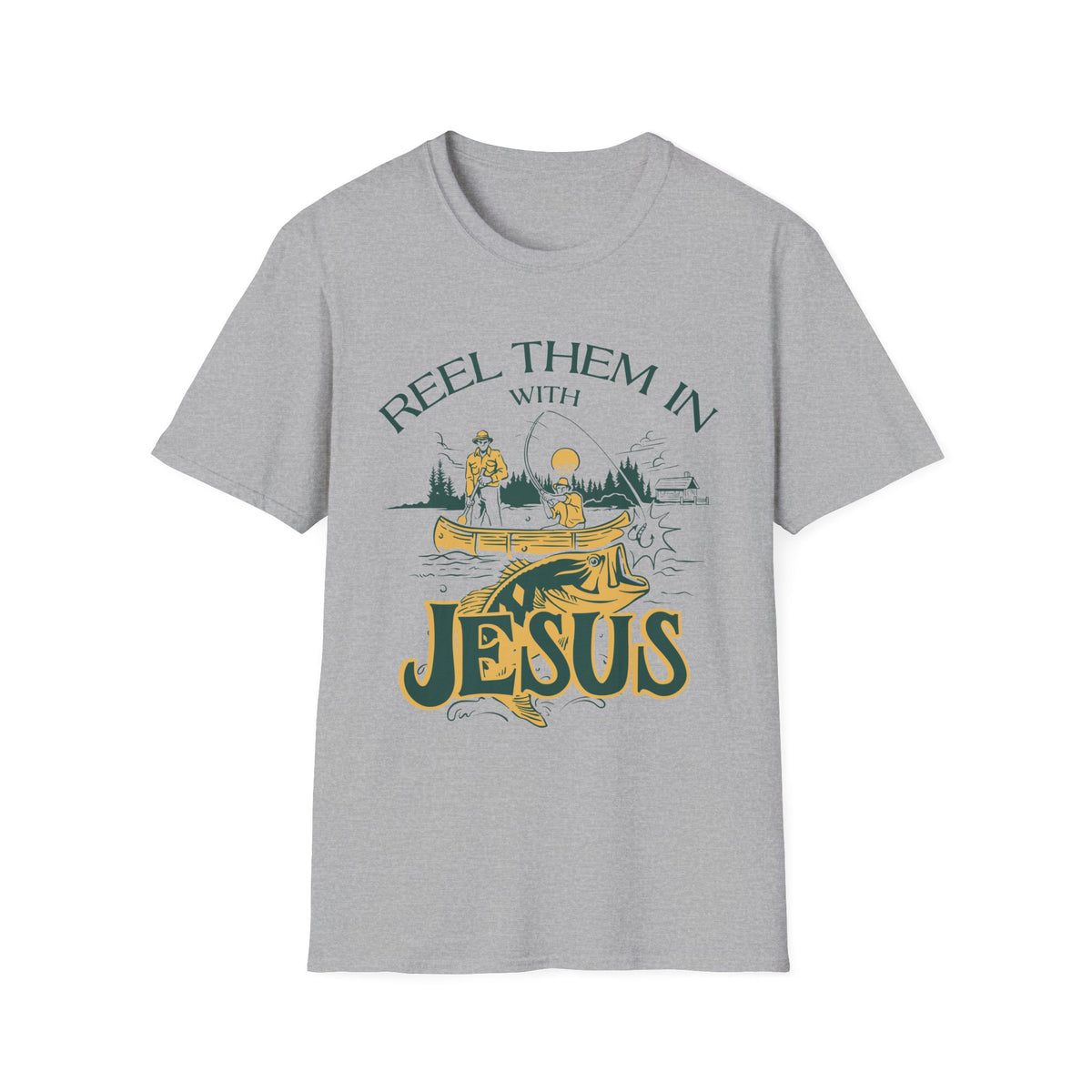 Reel Them In With Jesus T-shirt