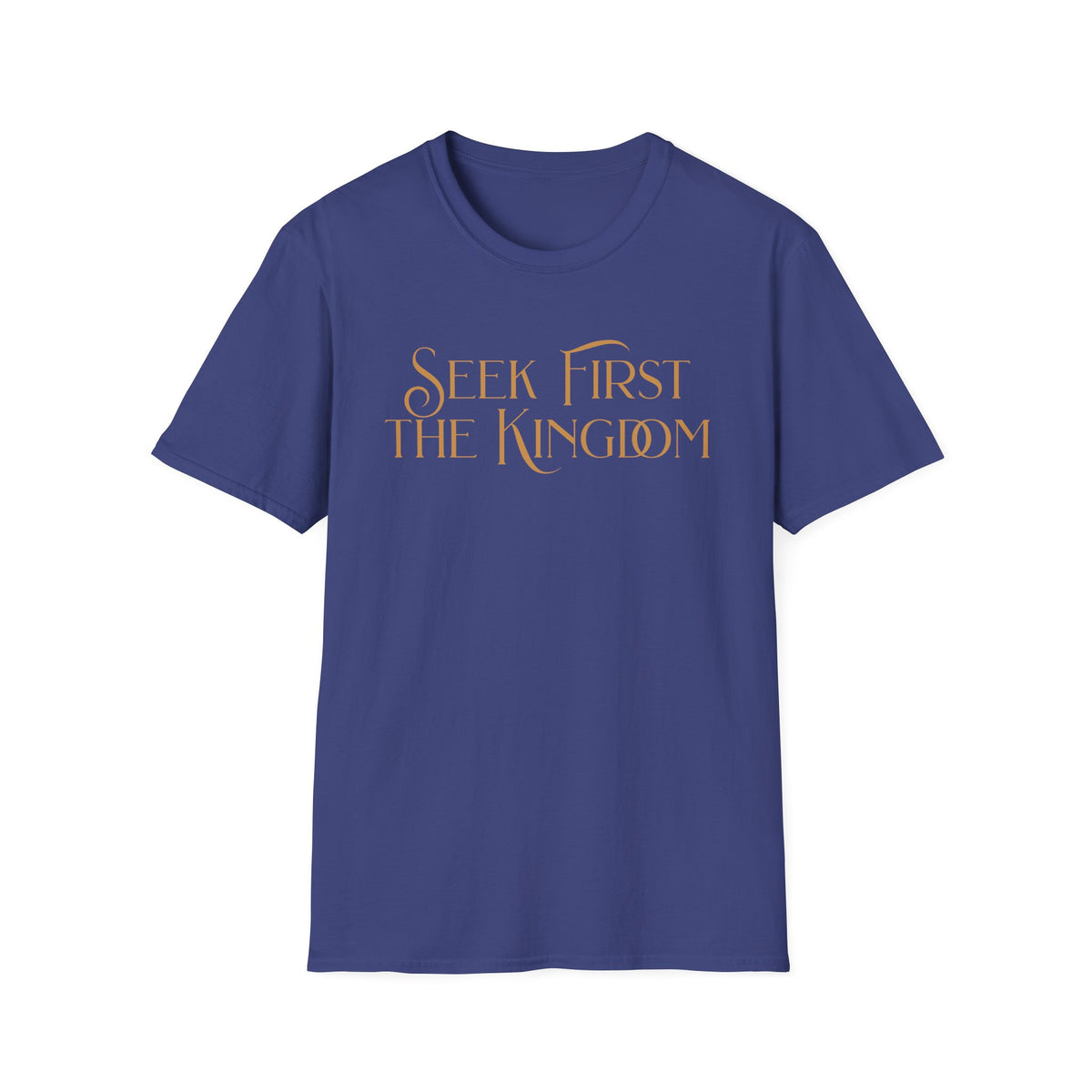 Seek First The Kingdome T-shirt - gold