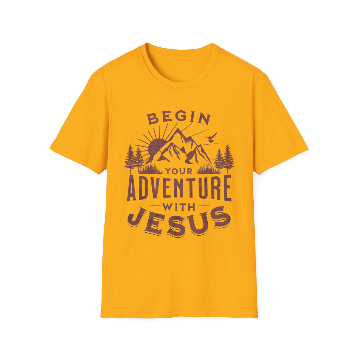 Begin Your Adventure With Jesus T-shirt