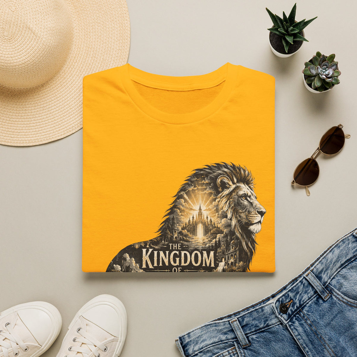 Kingdome of Heaven Lion T-shirt - full 2 color