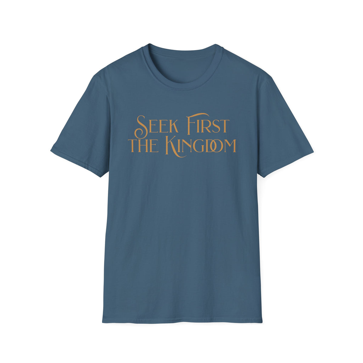 Seek First The Kingdome T-shirt - gold