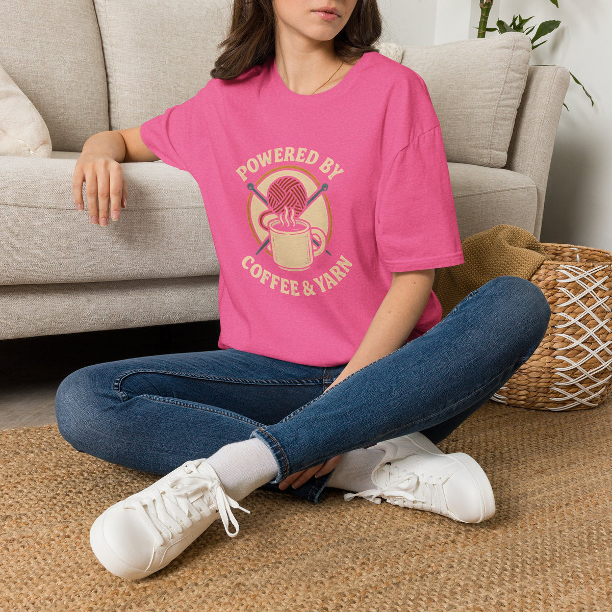 Powered by Coffee & Yarn T-Shirt