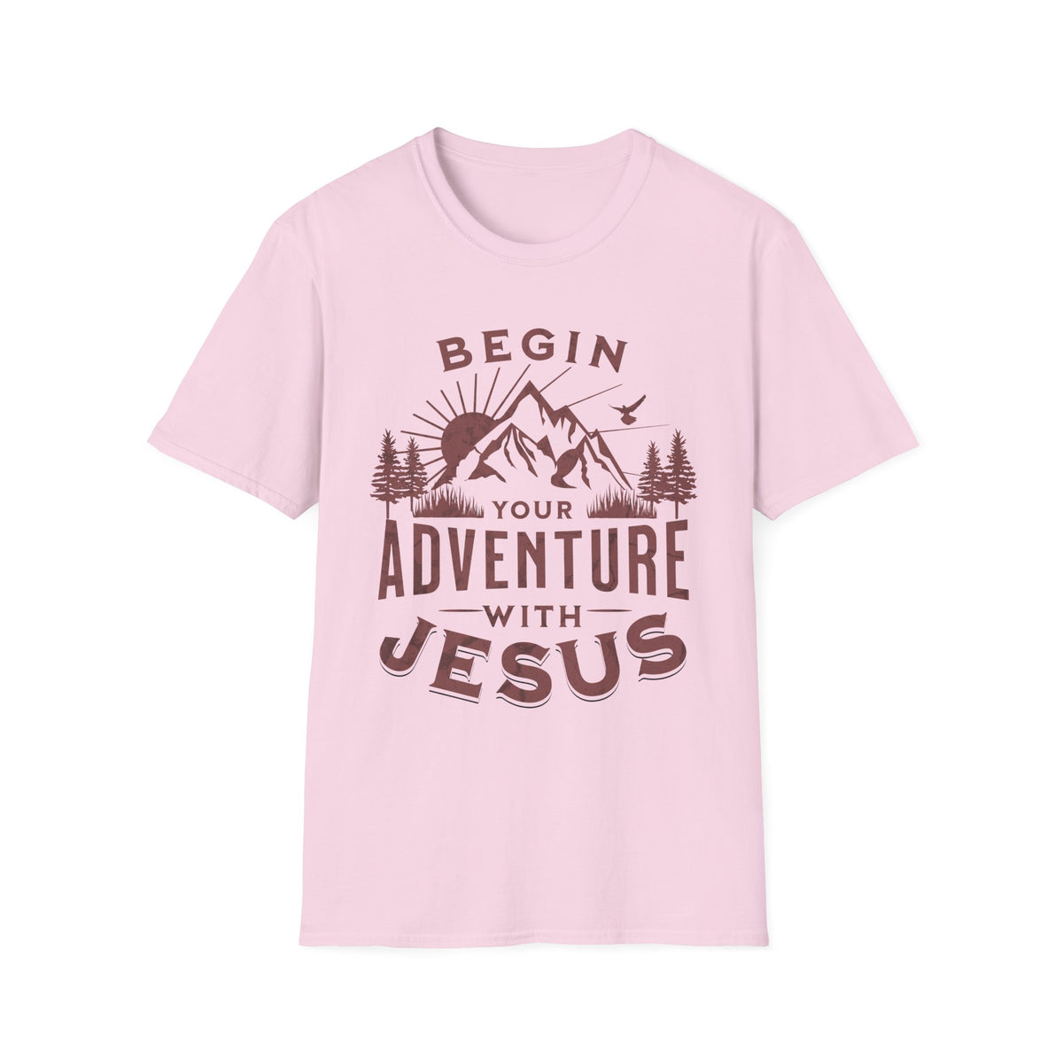 Begin Your Adventure With Jesus T-shirt