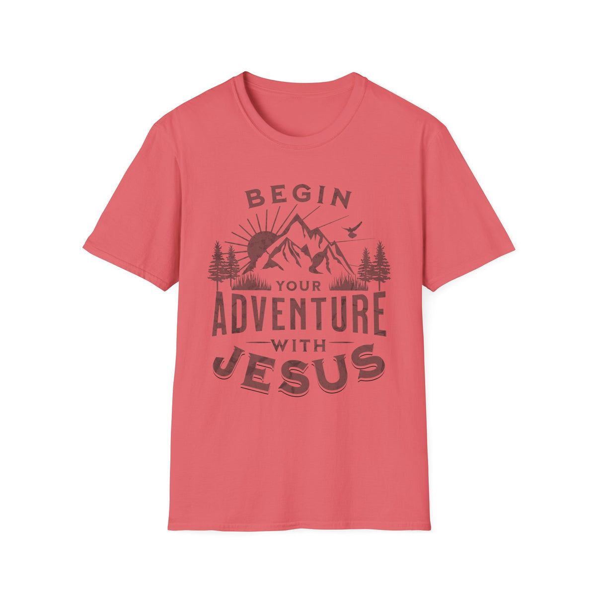 Begin Your Adventure With Jesus T-shirt