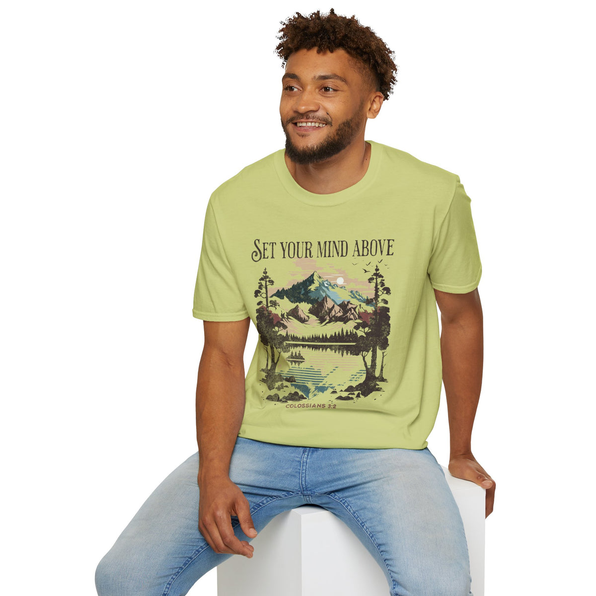 Set Your Mind Above T-shirt - Colossians