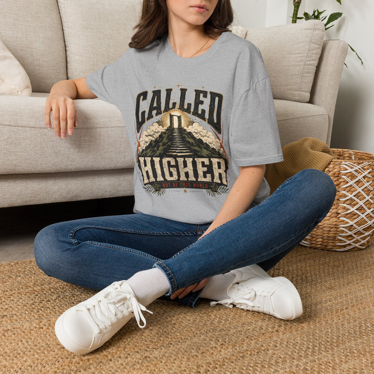 Called Higher T-Shirt — Inspirational Christian Faith Graphic Tee