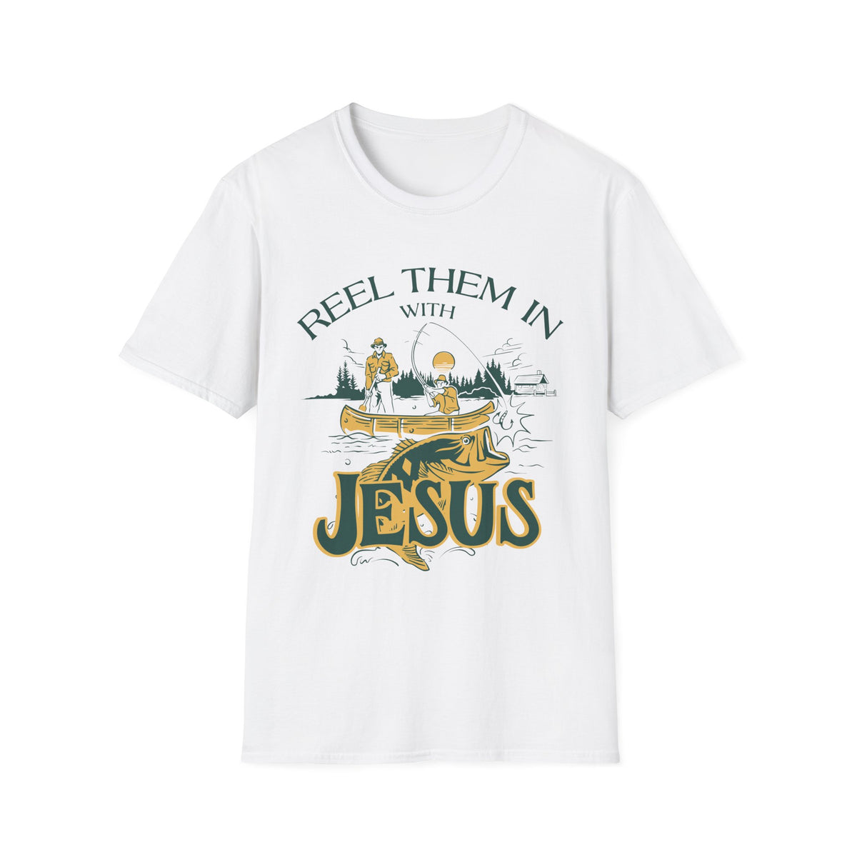 Reel Them In With Jesus T-shirt