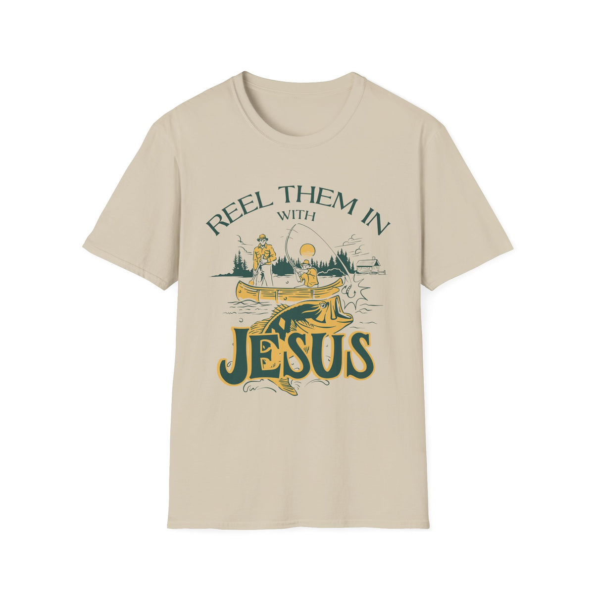 Reel Them In With Jesus T-shirt