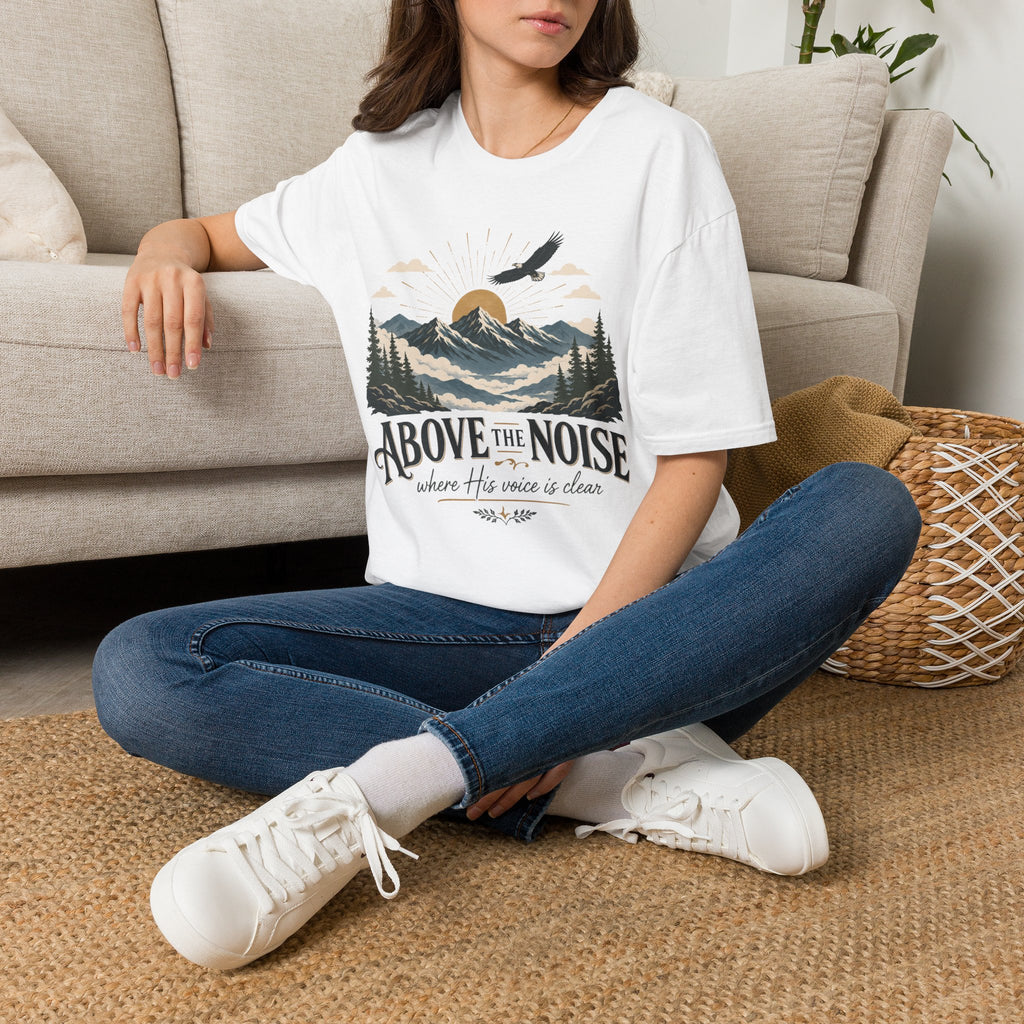 Above the Noise Mountain Eagle T-shirt