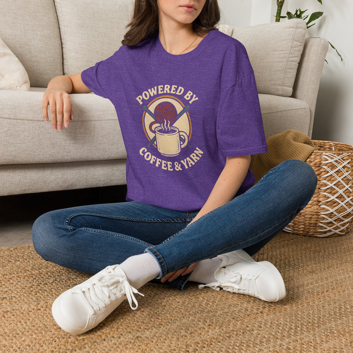 Powered by Coffee & Yarn T-Shirt