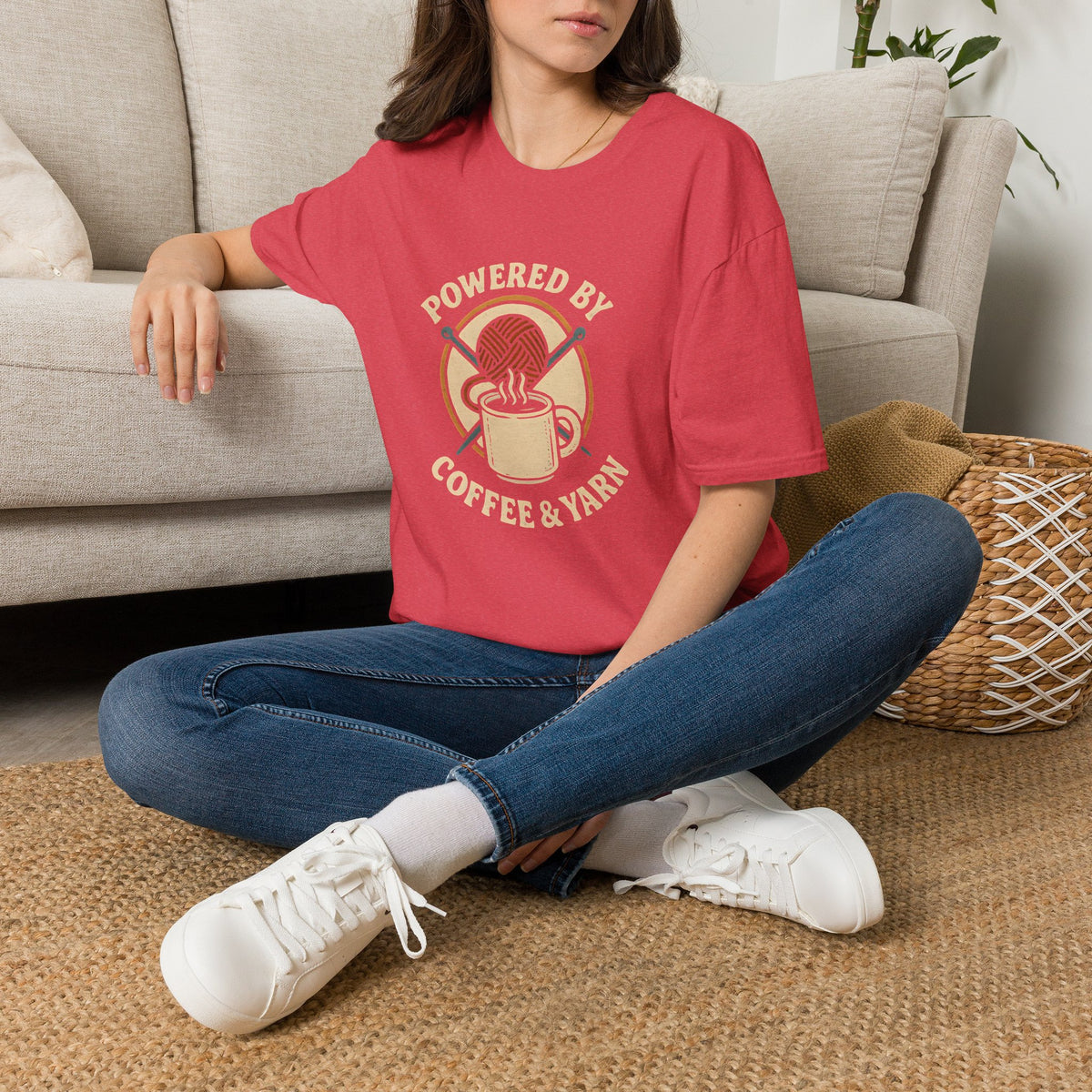 Powered by Coffee & Yarn T-Shirt