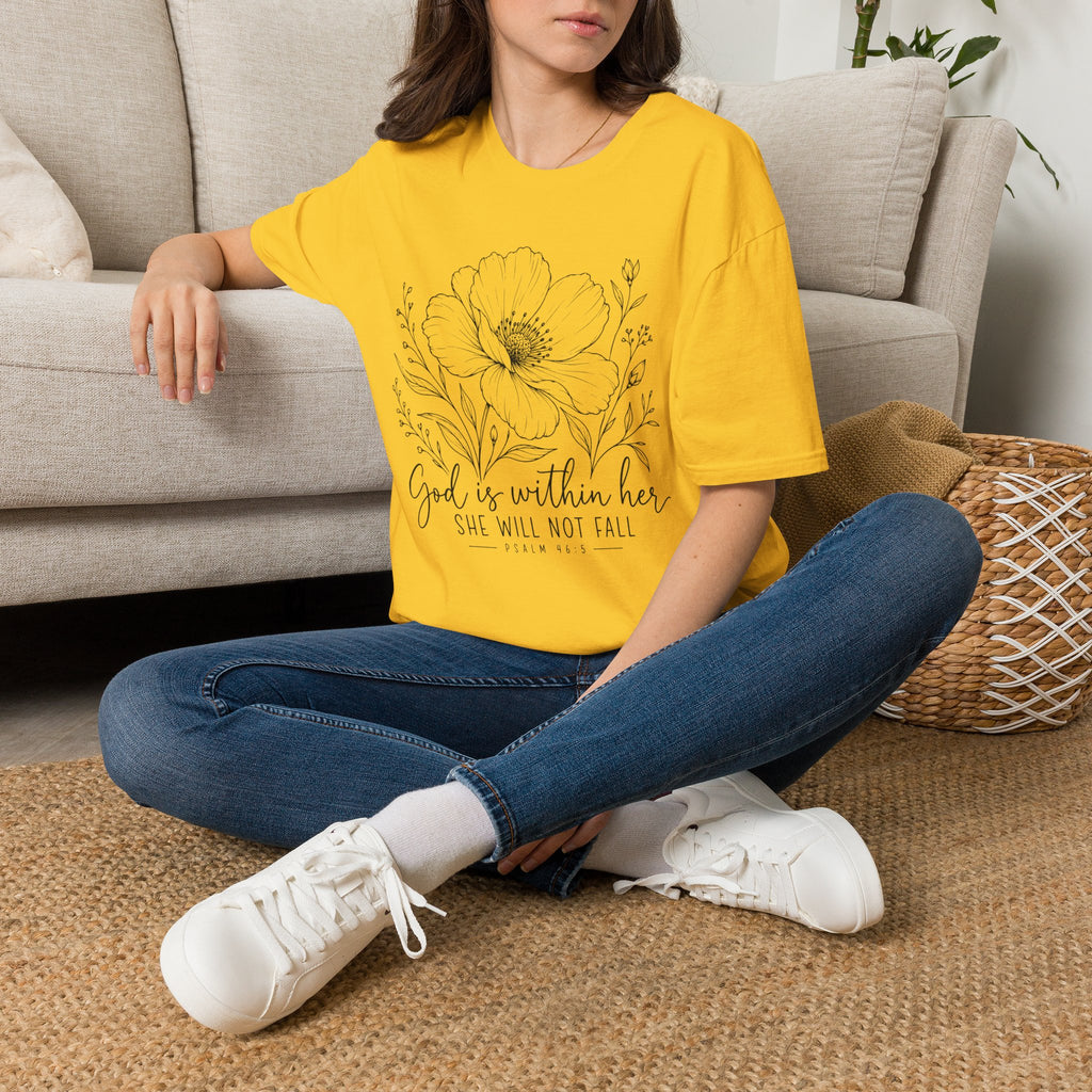 She Will Not Fail T-shirt - Black