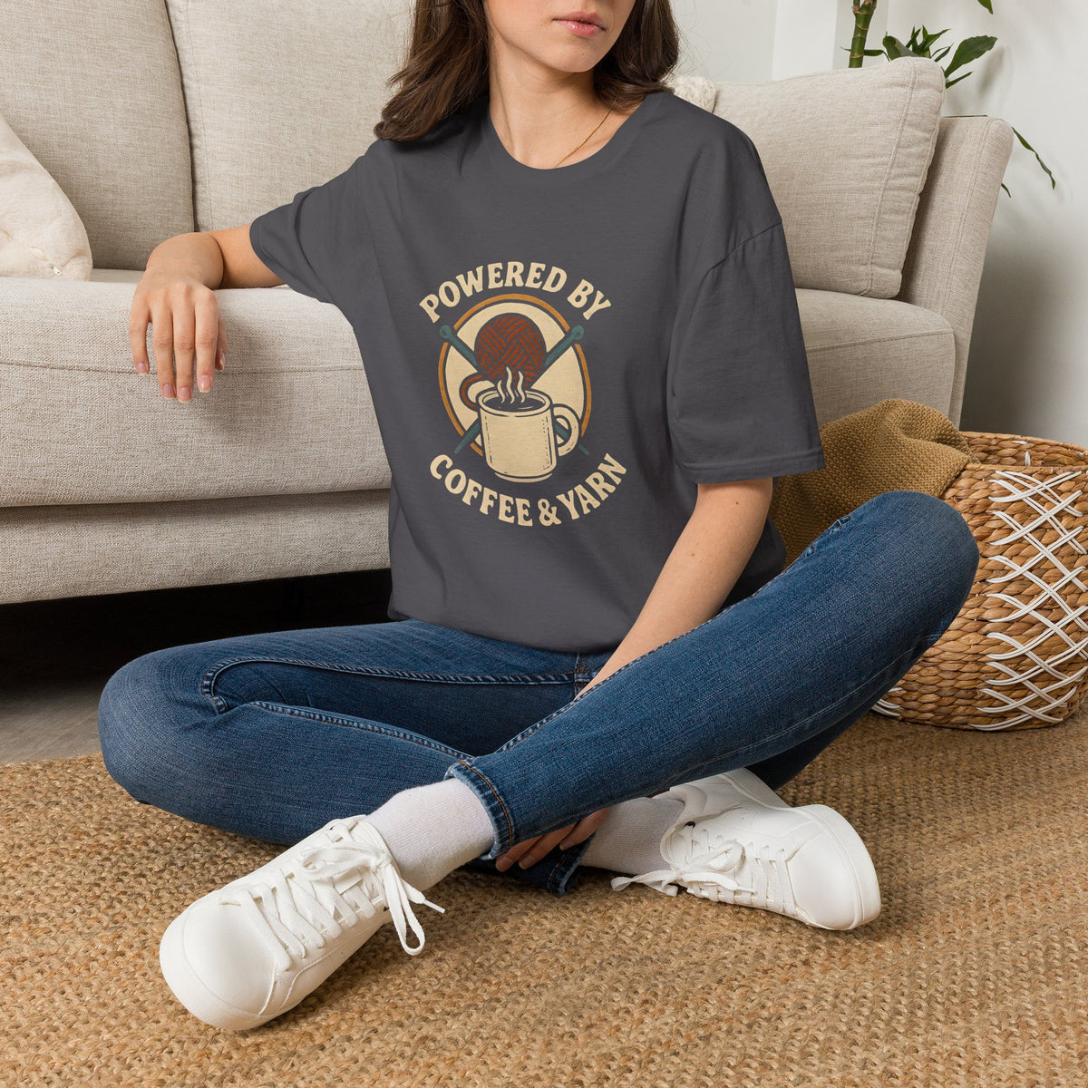 Powered by Coffee & Yarn T-Shirt