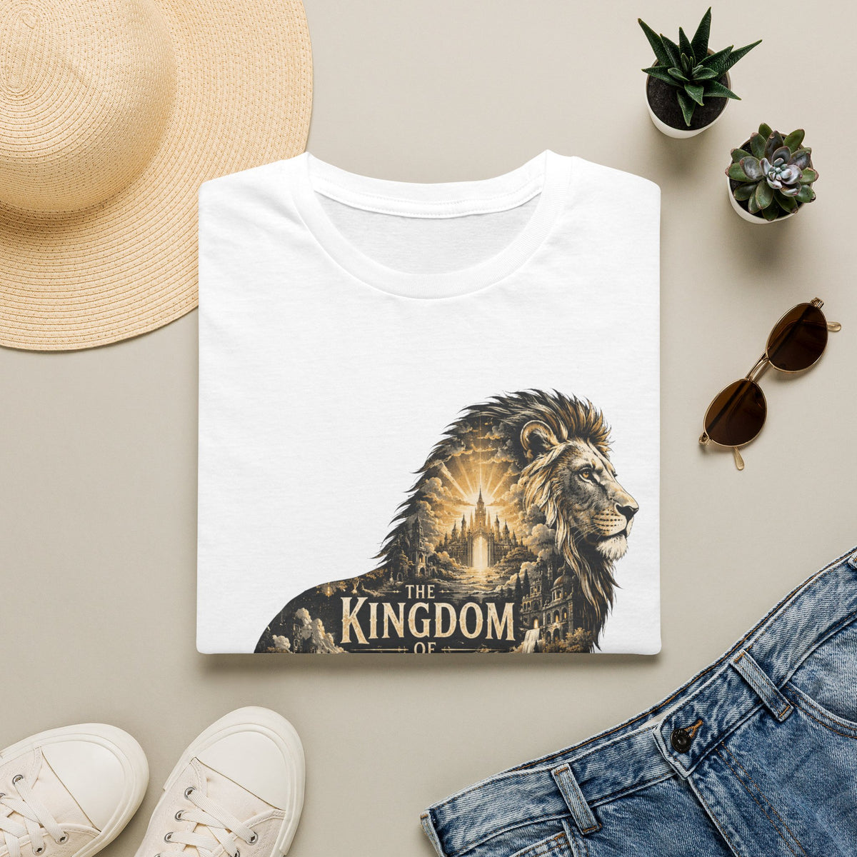 Kingdome of Heaven Lion T-shirt - full 2 color