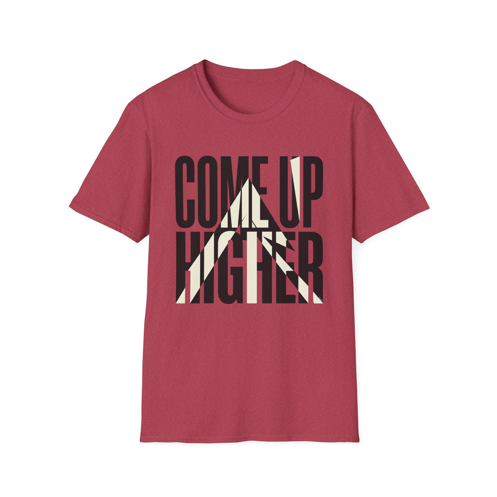Come Up Higher - black and white T-shirt