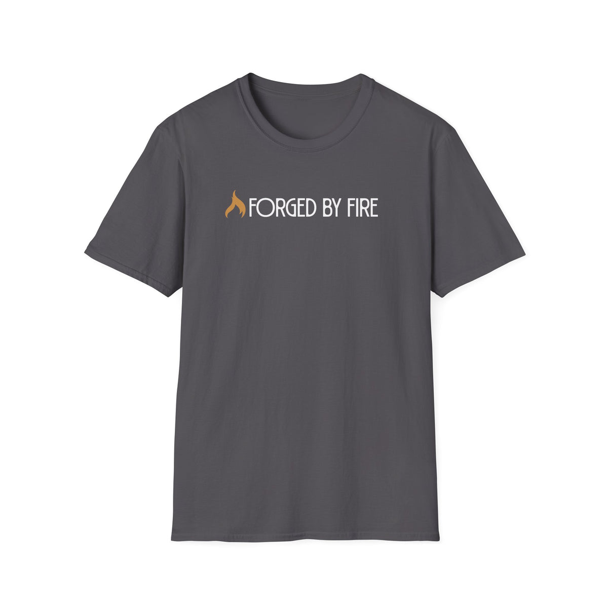 Forged By Fire T-shirt - gold flame