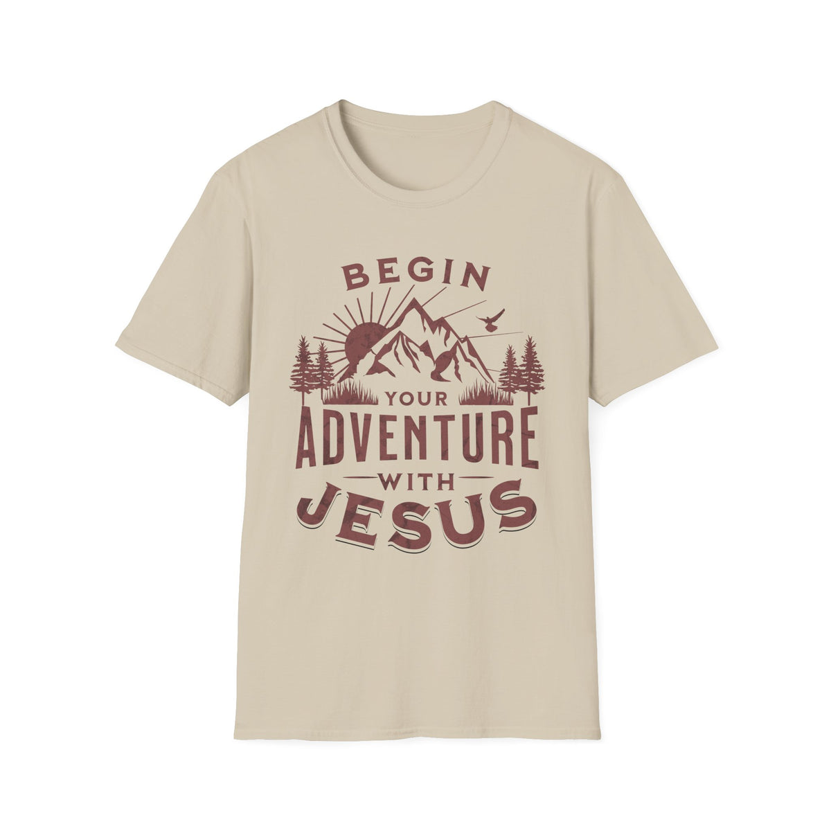 Begin Your Adventure With Jesus T-shirt