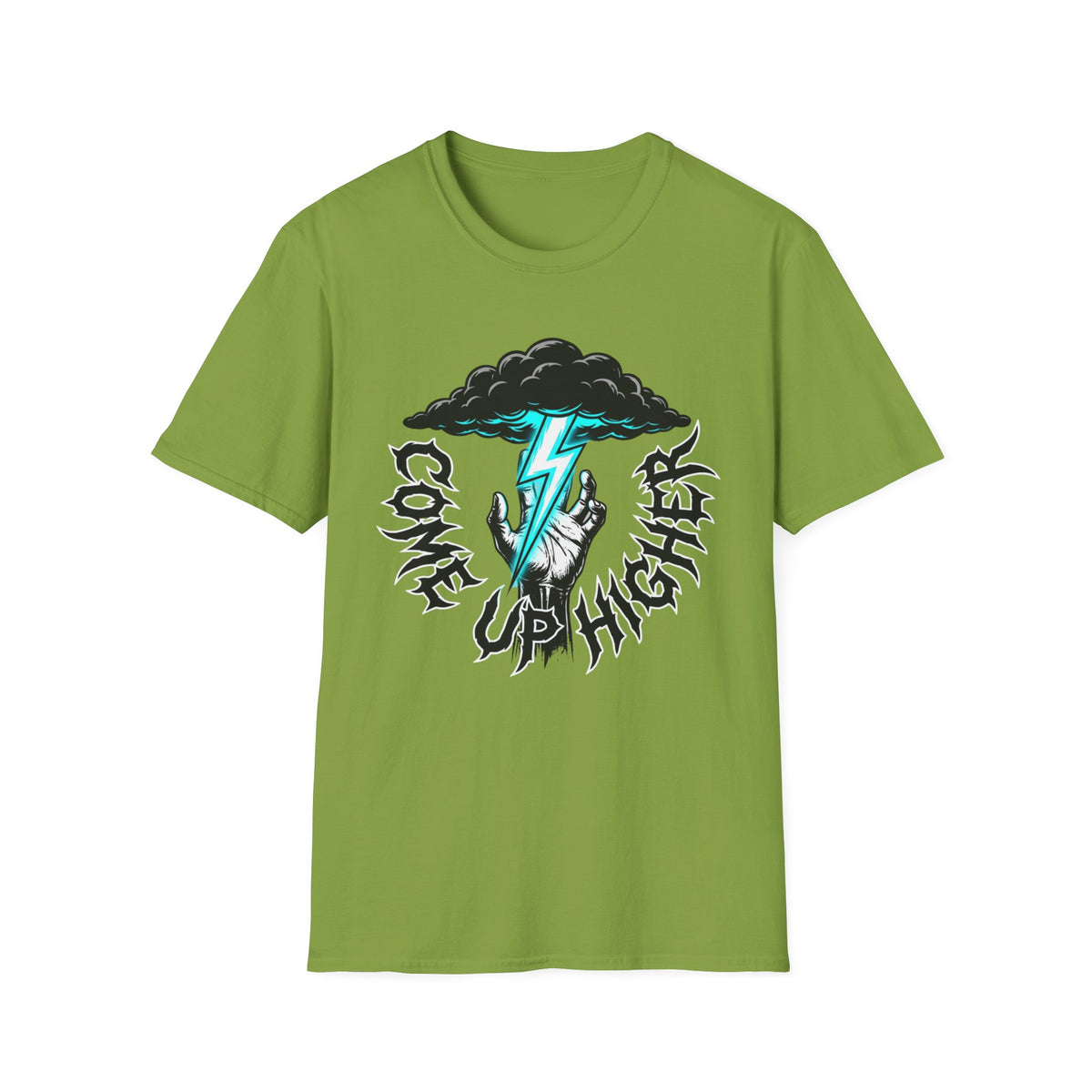 Come Up Higher T-shirt - Lightning Cloud