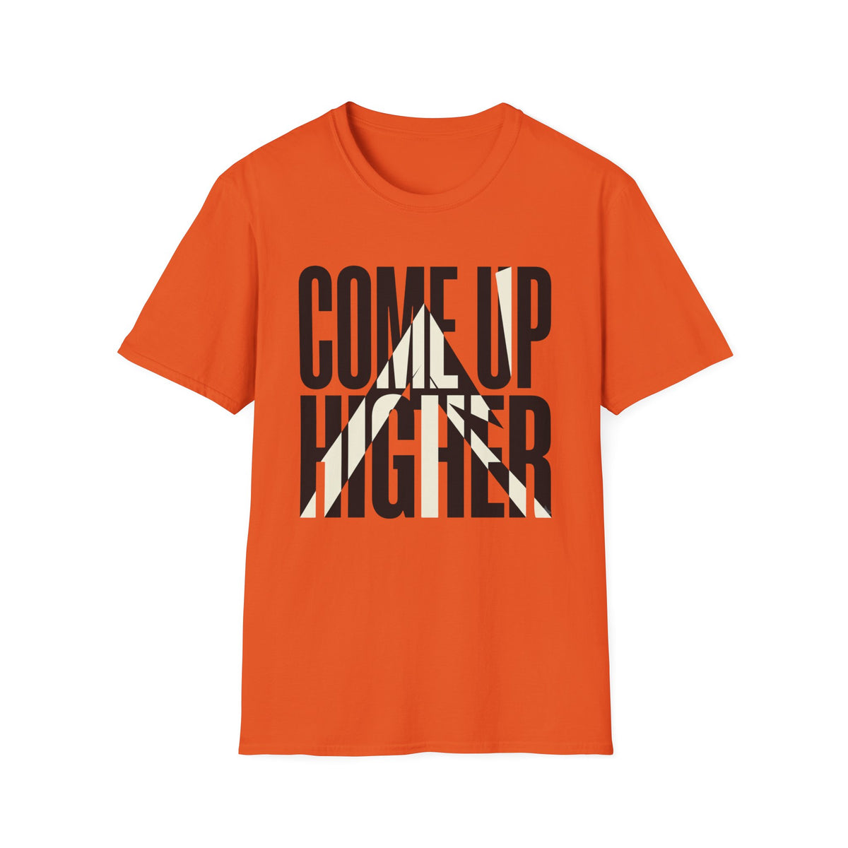 Come Up Higher - black and white T-shirt