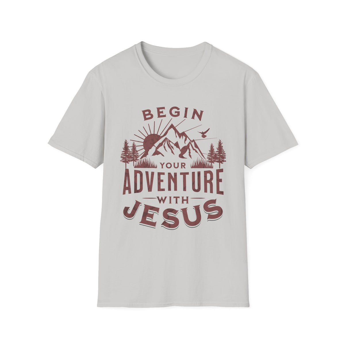 Begin Your Adventure With Jesus T-shirt