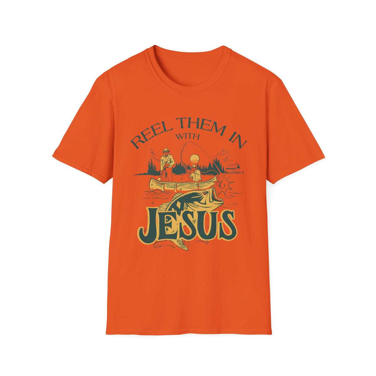 Reel Them In With Jesus T-shirt