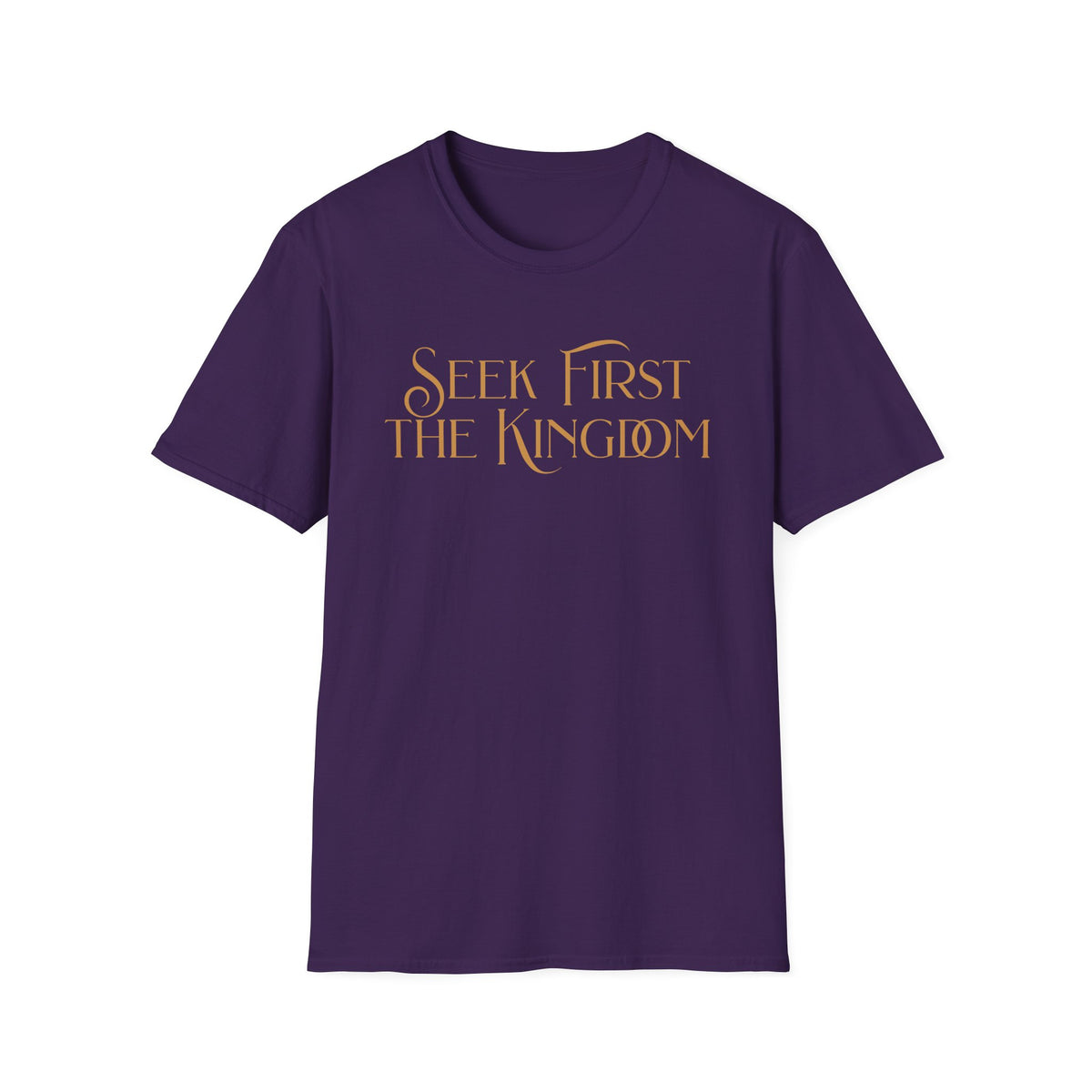 Seek First The Kingdome T-shirt - gold