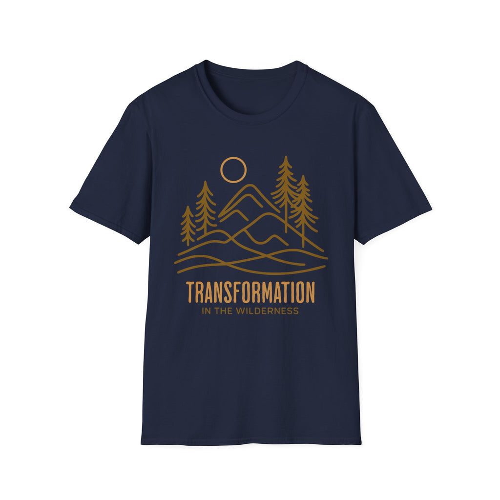 Transformation In The Wilderness T-shirt - line art