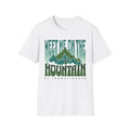 Meet Me On The Mountain T-shirt -blue green