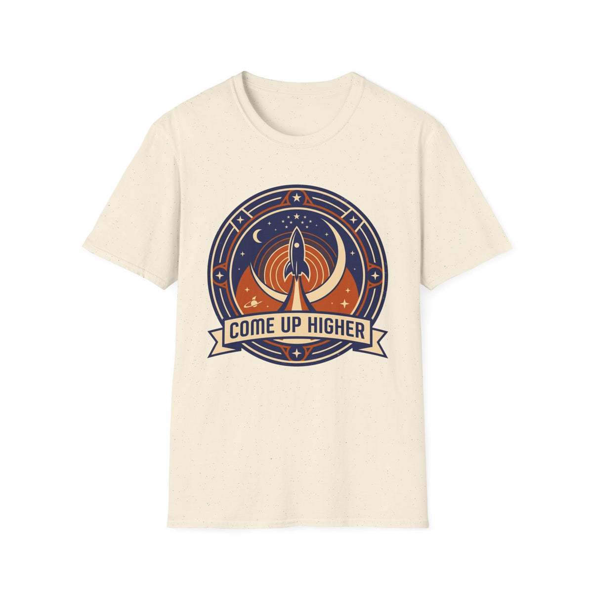 Come Up Higher - Rocket and Moon T-shirt