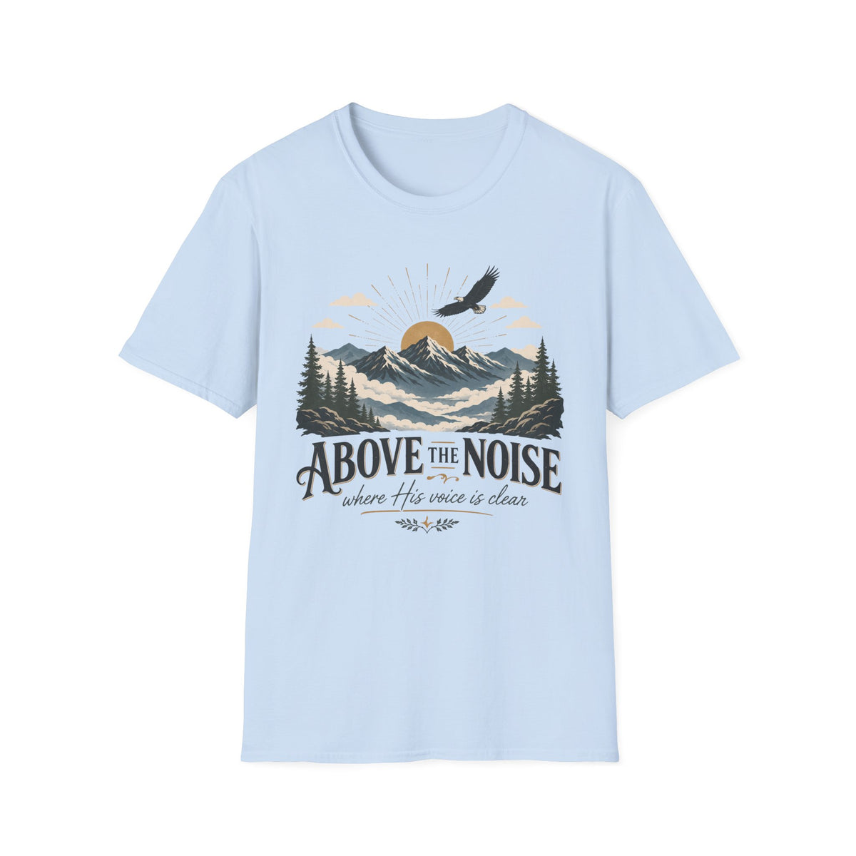 Above the Noise Mountain Eagle T-shirt