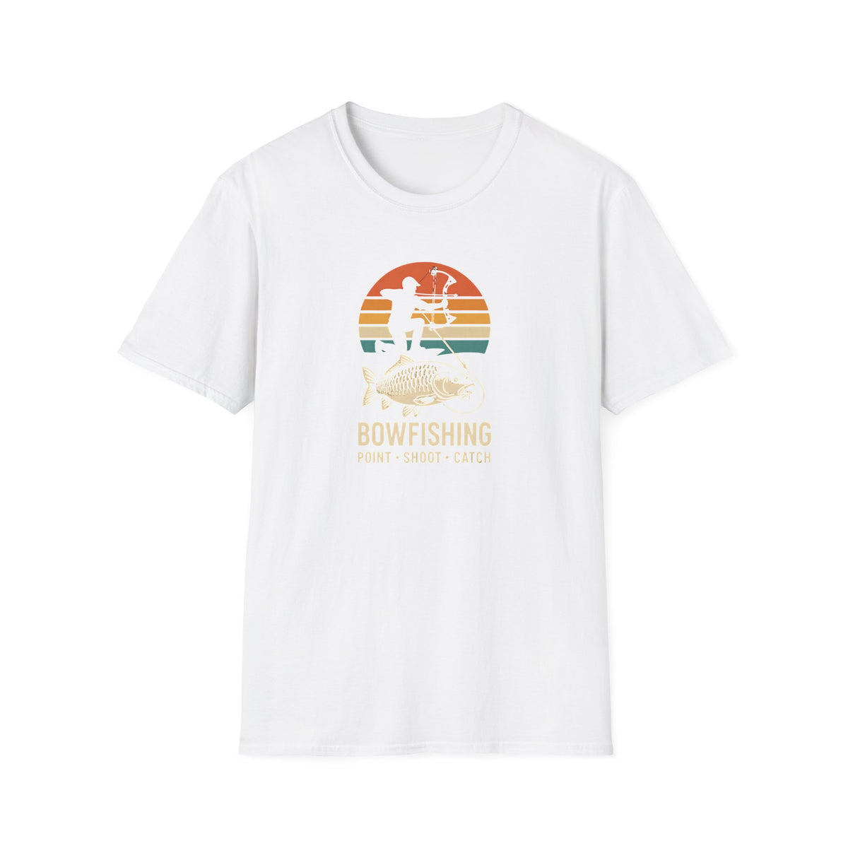 Bowfishing Point Shoot Catch T-Shirt