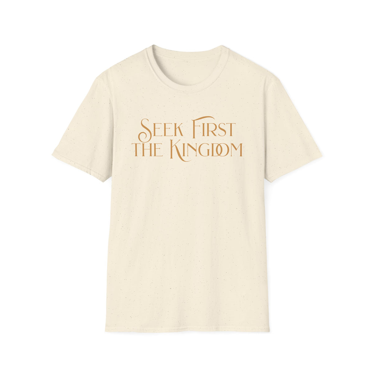 Seek First The Kingdome T-shirt - gold