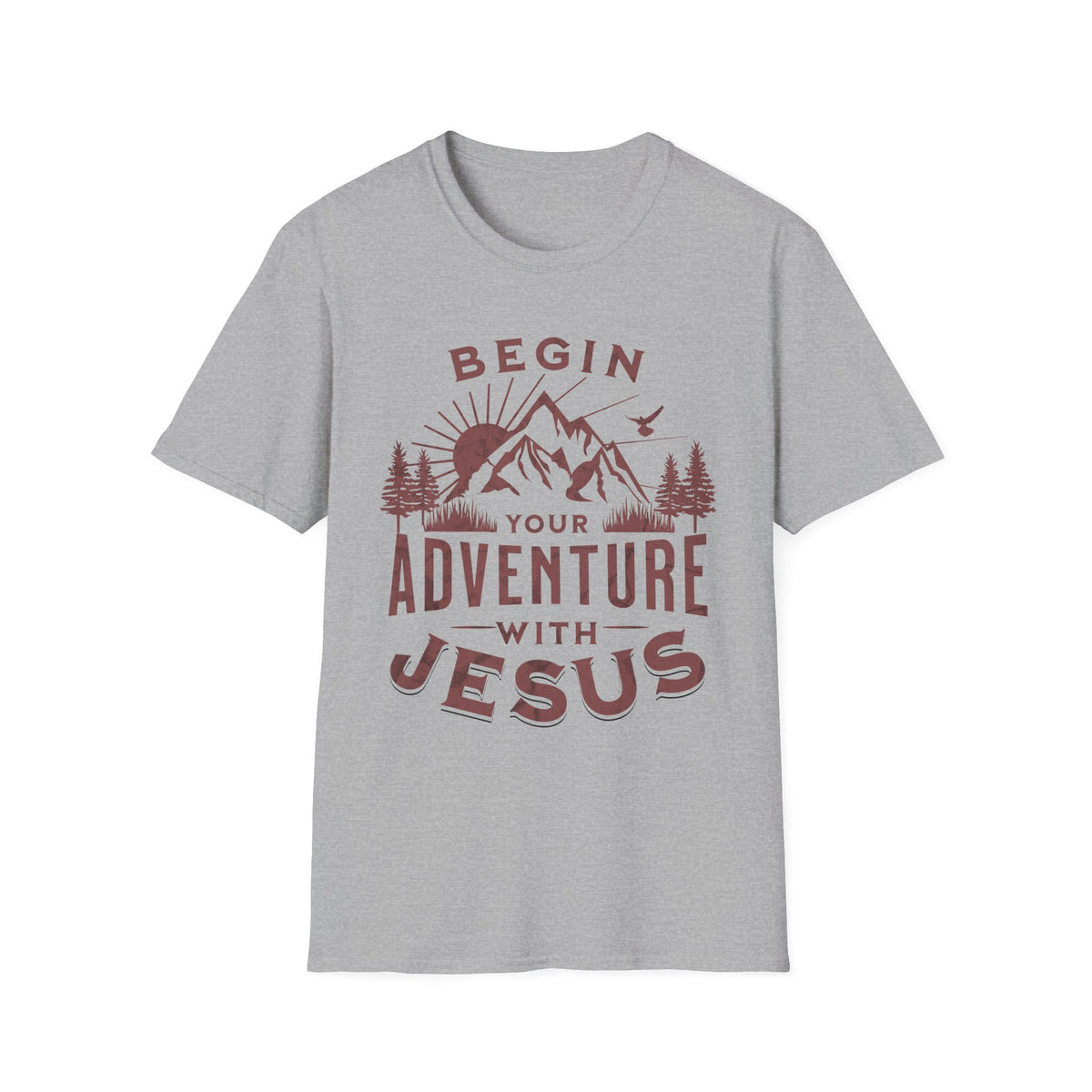 Begin Your Adventure With Jesus T-shirt