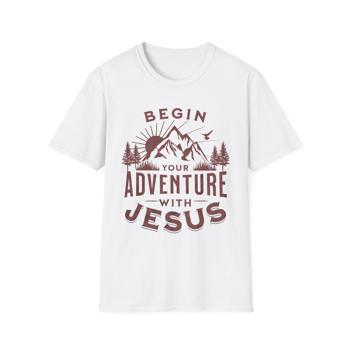 Begin Your Adventure With Jesus T-shirt