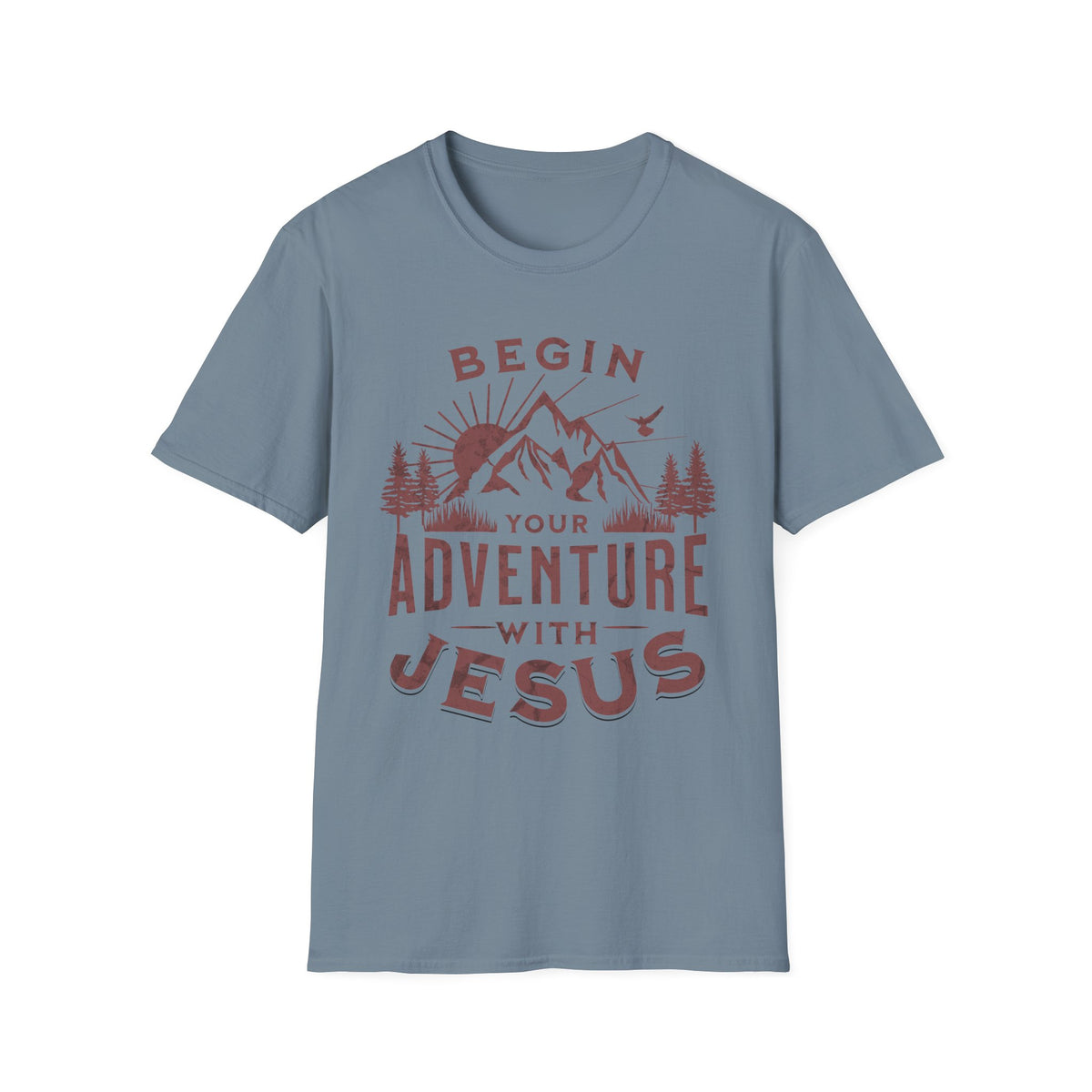 Begin Your Adventure With Jesus T-shirt