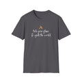 Take Your Flame & Ignite The World T-shirt - gold flame