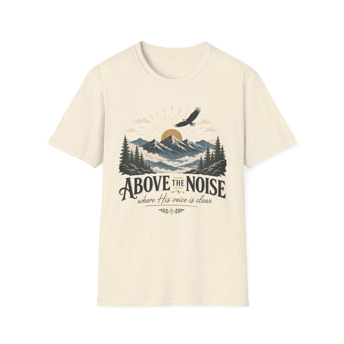 Above the Noise Mountain Eagle T-shirt
