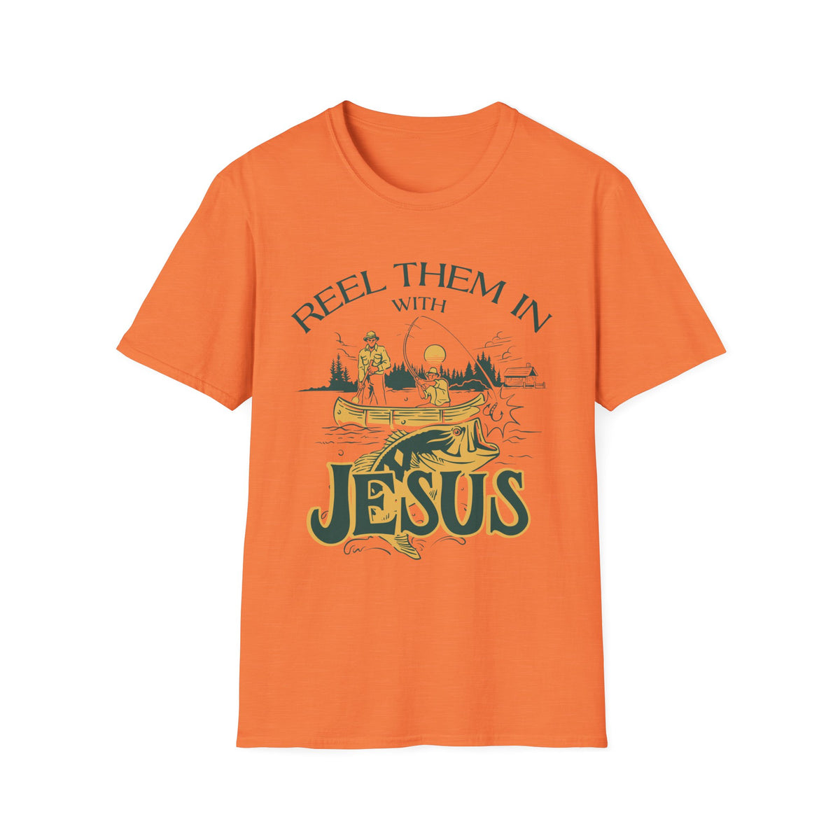 Reel Them In With Jesus T-shirt