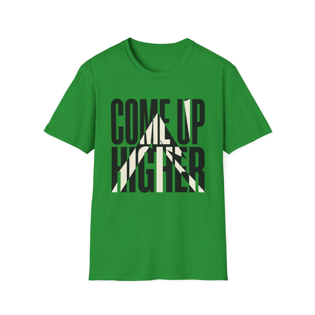 Come Up Higher - black and white T-shirt