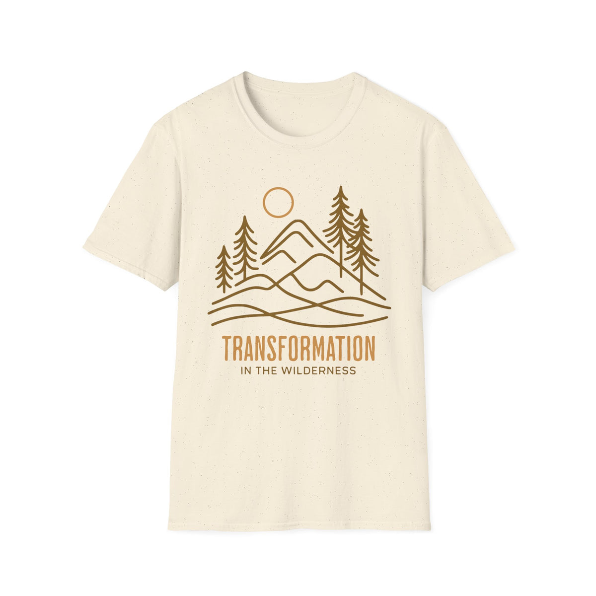 Transformation In The Wilderness T-shirt - line art
