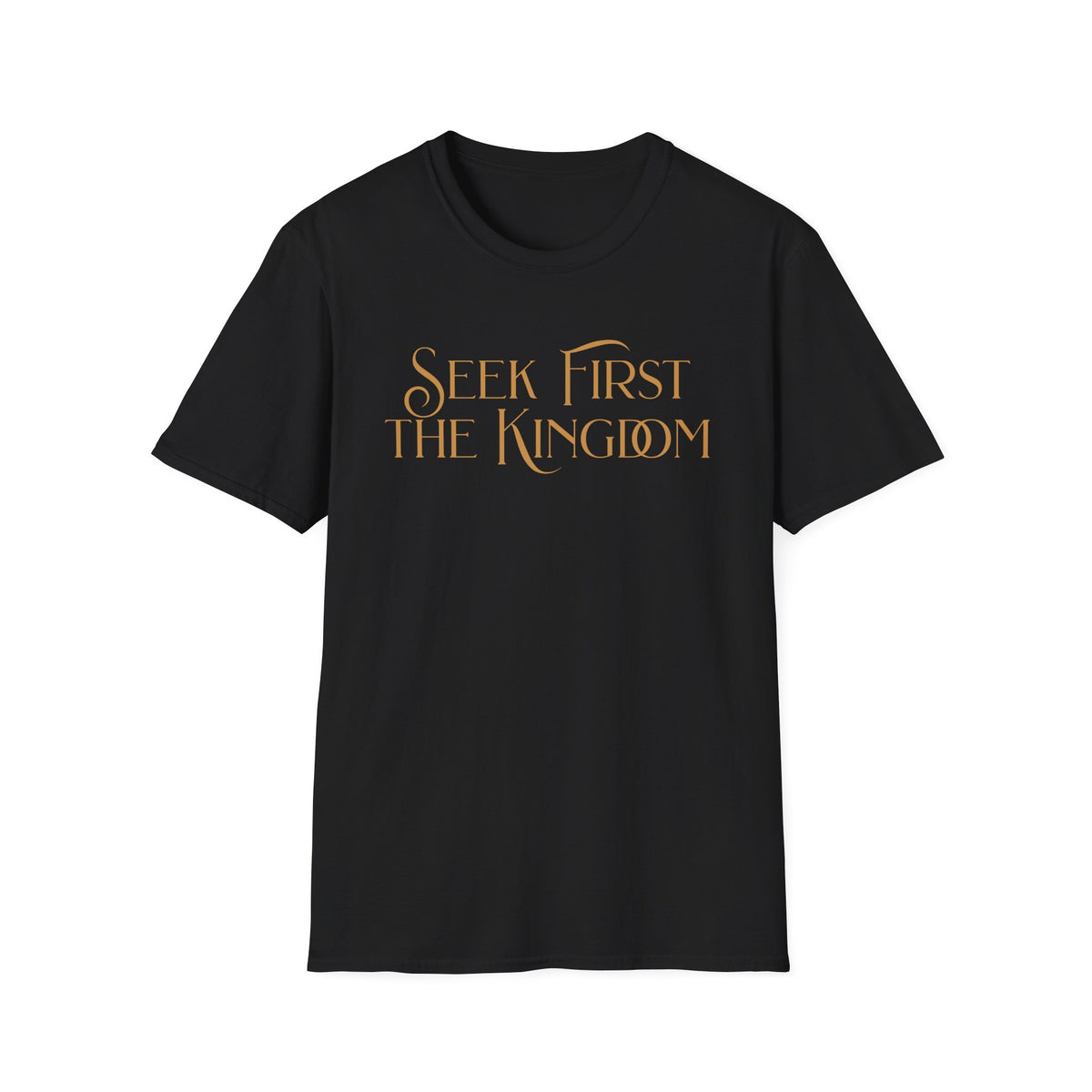 Seek First The Kingdome T-shirt - gold