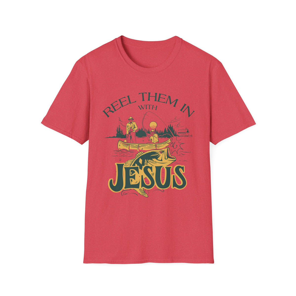 Reel Them In With Jesus T-shirt