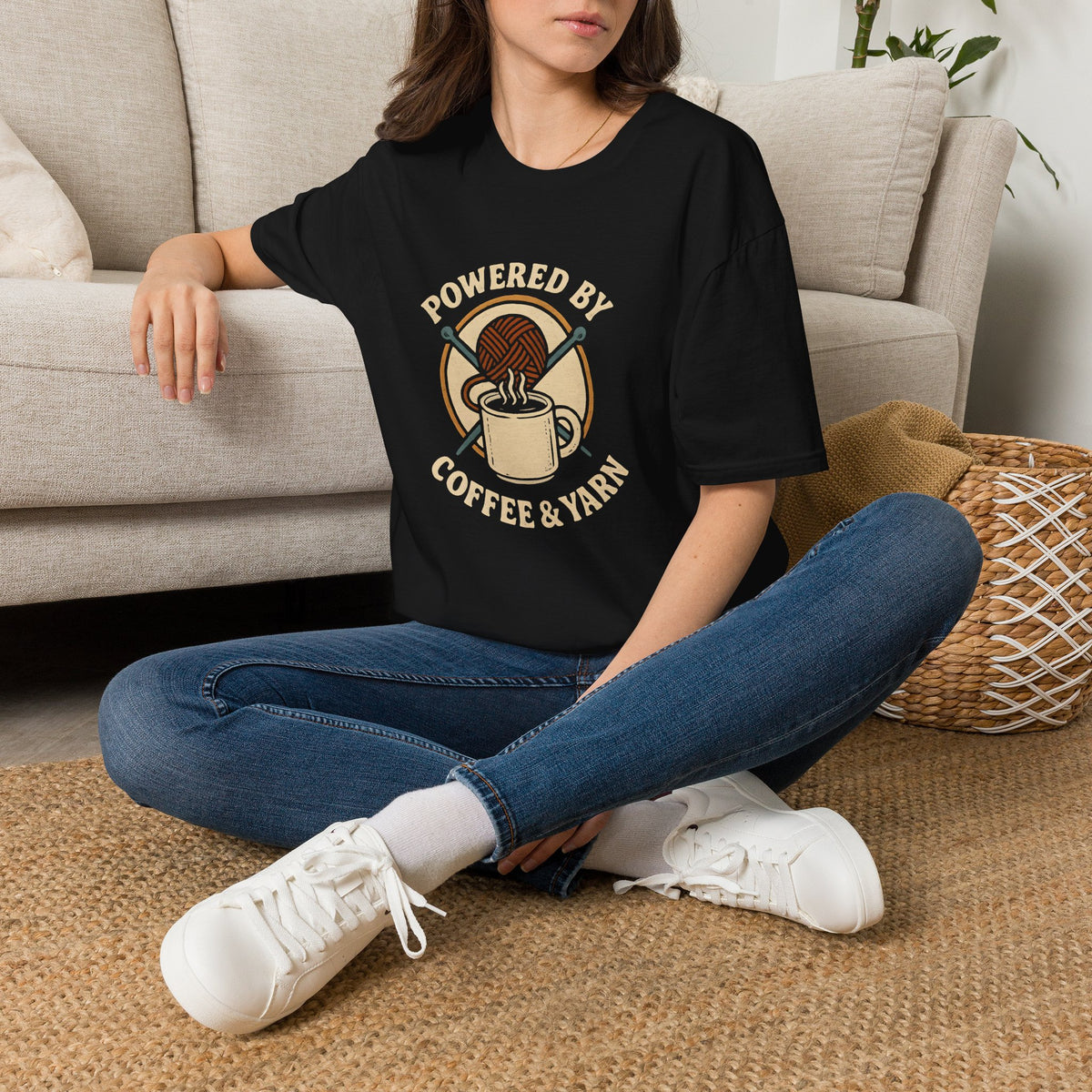 Powered by Coffee & Yarn T-Shirt