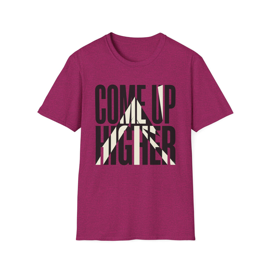Come Up Higher - black and white T-shirt