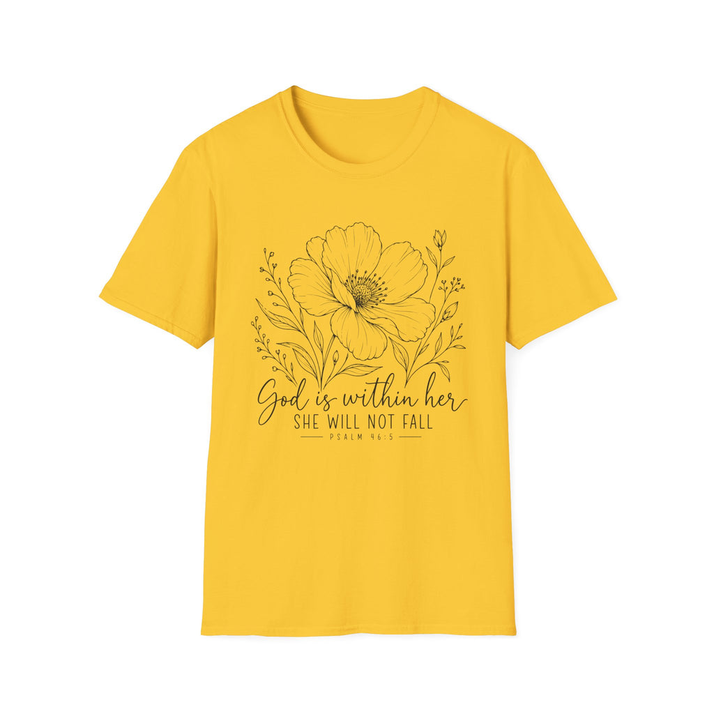 She Will Not Fail T-shirt - Black