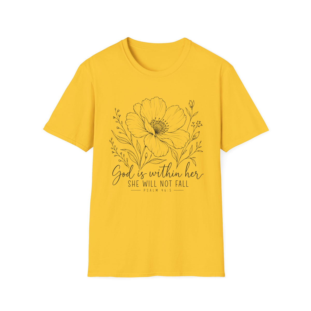 She Will Not Fail T-shirt - Black