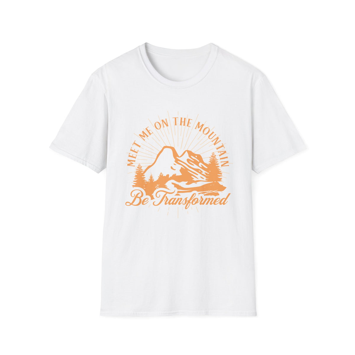 Meet Me On The Mountain T-shirt - orange