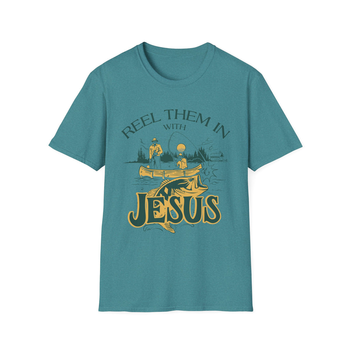 Reel Them In With Jesus T-shirt
